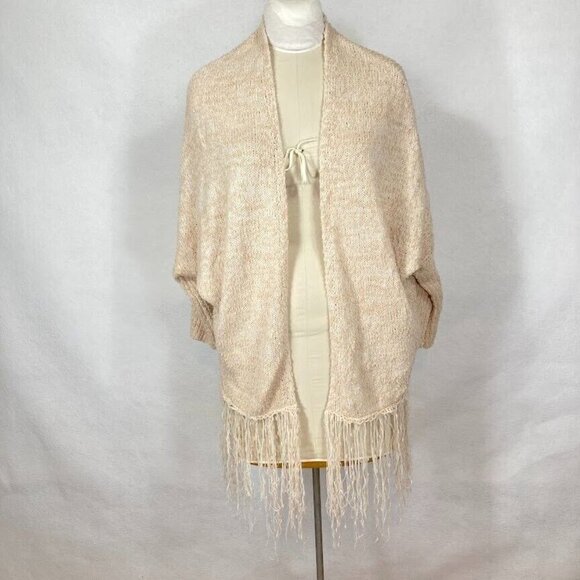 Umgee Open Front Cardigan Oversized Granny Boho Grandma Chic Cozy School S - Picture 3 of 9